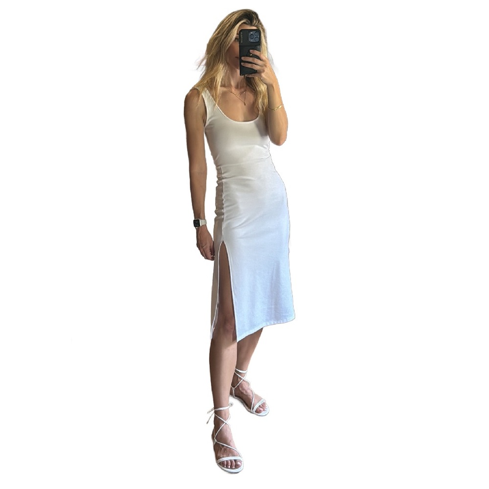 White Midi Dress